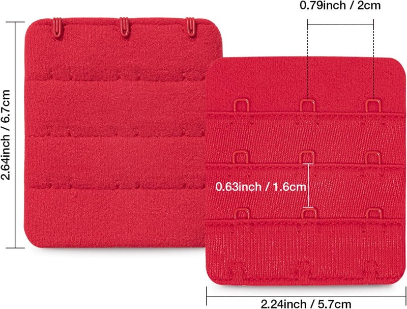 Wingslove Womens Bra Extender Bra Band Breathing room 3pcs-Pack Multi-size - Image 3