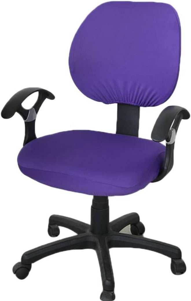 Aramox Universal Computer Office Chair Backrest Cover, Good Touch Feeling, Fits Most Home Office Chairs, Colorful, Widely Used for Home, Kitchen, Hotel, Office, Wedding, Parties (#3) - Image 3