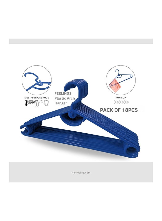 Feelings Plastic Hanger Arch 18Pcs Set (Blue)  - Image 3