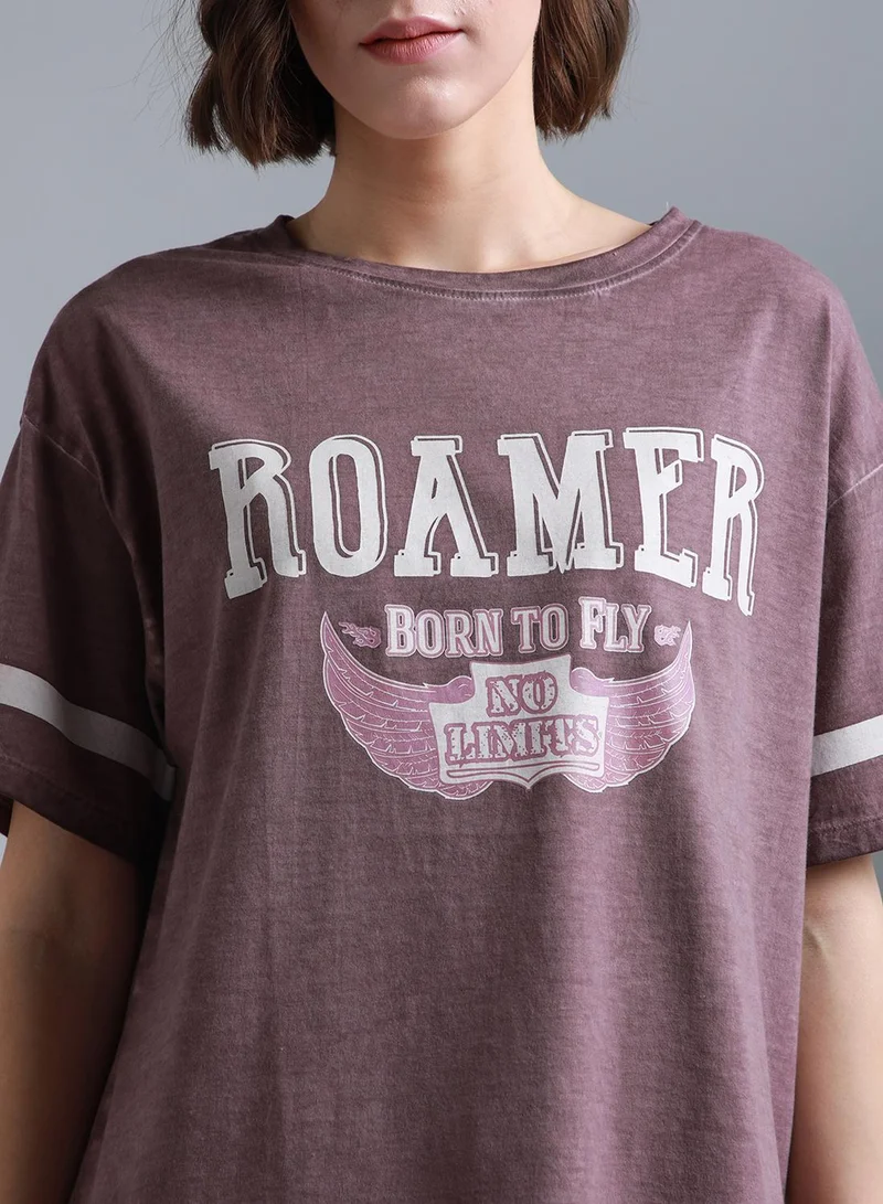 HIGH STAR Women Mauve T-shirts