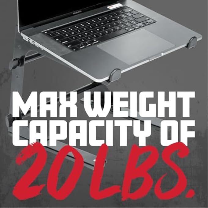 FrameWorks PORTABLE DESKTOP LAPTOP/DJ CONTROLLER STAND WITH FIXED HEIGHT (GFWLAPTOP1000) - Image 2