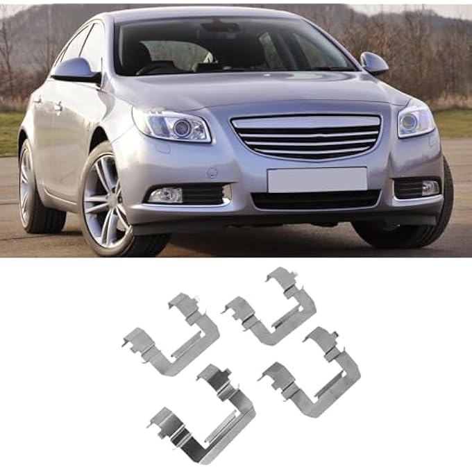 rayihni KIMISS Front Brake Pad Clips BPF1776A Brake Pad Fitting Clip ABS Metal Front Left Right Brake Pad Shim Clip for VAUXHALL INSIGNIA 20082015 - Image 4