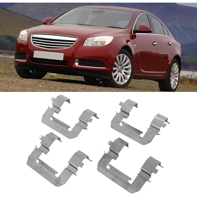 rayihni KIMISS Front Brake Pad Clips BPF1776A Brake Pad Fitting Clip ABS Metal Front Left Right Brake Pad Shim Clip for VAUXHALL INSIGNIA 20082015 - Image 5