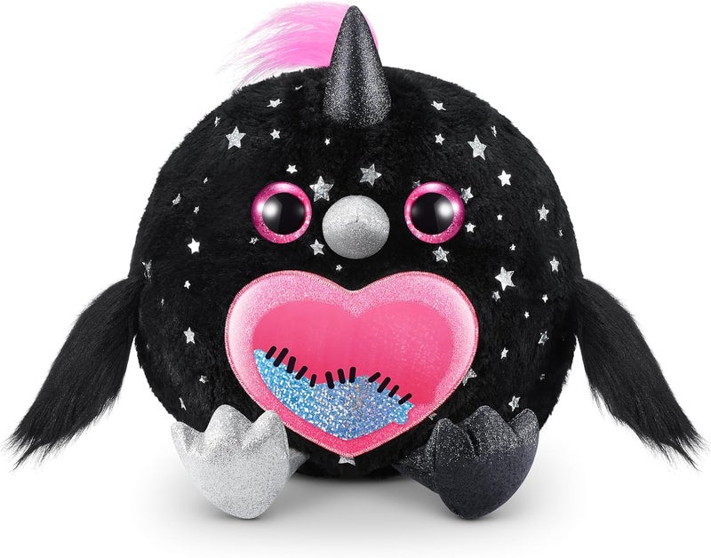 Rainbocorns Monstercorn Surprise Raven - Unboxing Soft Toy with 35 Surprises and Wearable Accessories - Image 3