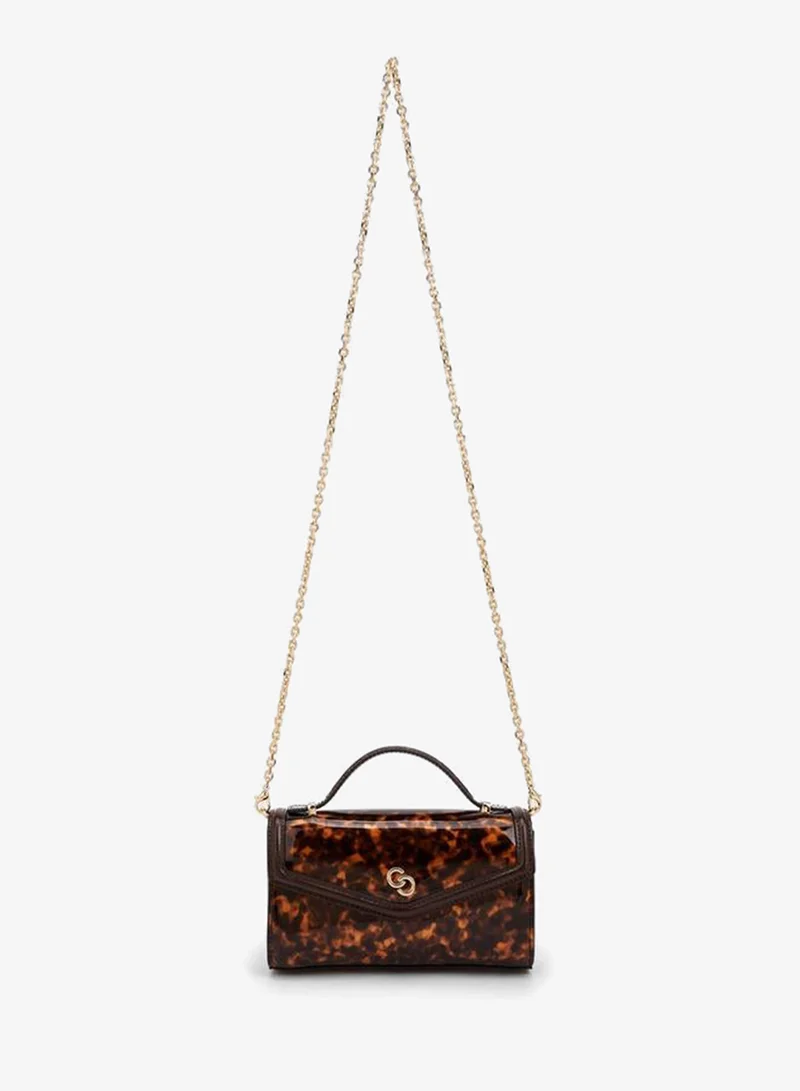 سيليست Printed Crossbody Bag With Chain Strap Ramadan Collections