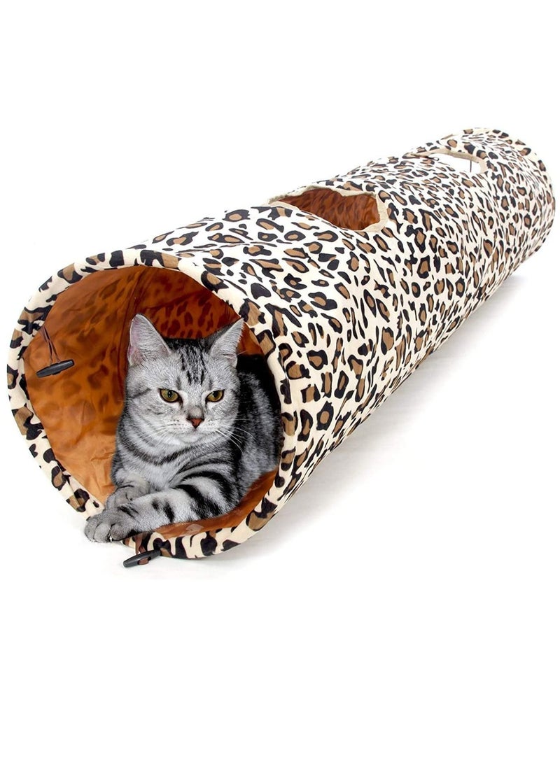 Alissa Cat Toys Collapsible Tunnel Dog Tube for Fat Cat Rabbits Dogs Length 130cm Diameter 30cm  - Image 1
