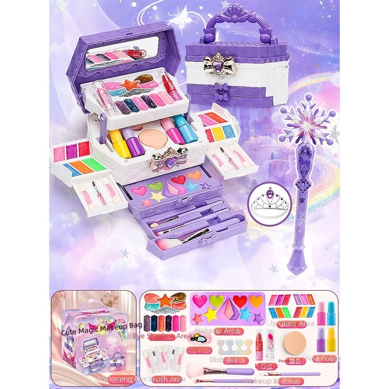 Purple Diamond Multi Makeup Box +2 Ice Wand