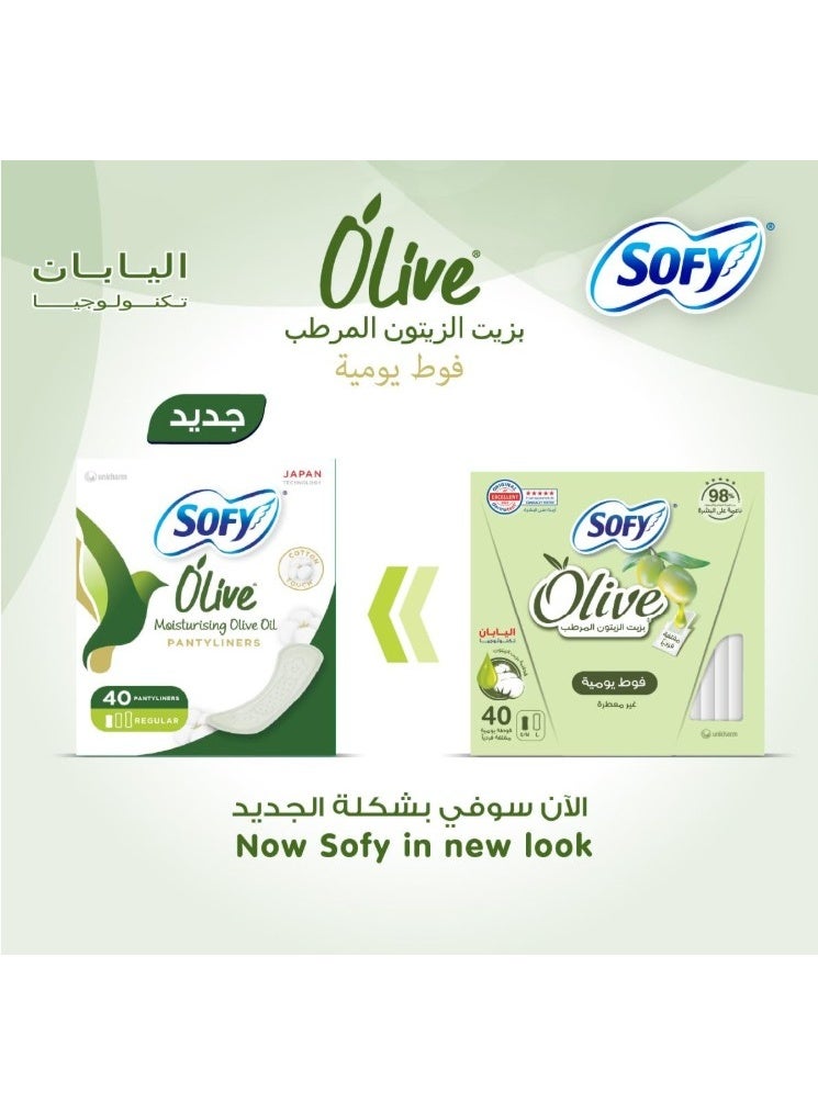 Sofy Olive Pantyliner Large 175mm 38 Pcs - Image 3