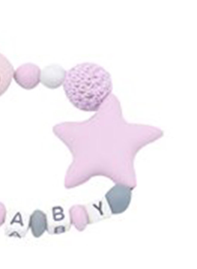 Cute Shape Handmade Baby Safe Silicone Teething Pacifier Clips Holder Chain - Image 2
