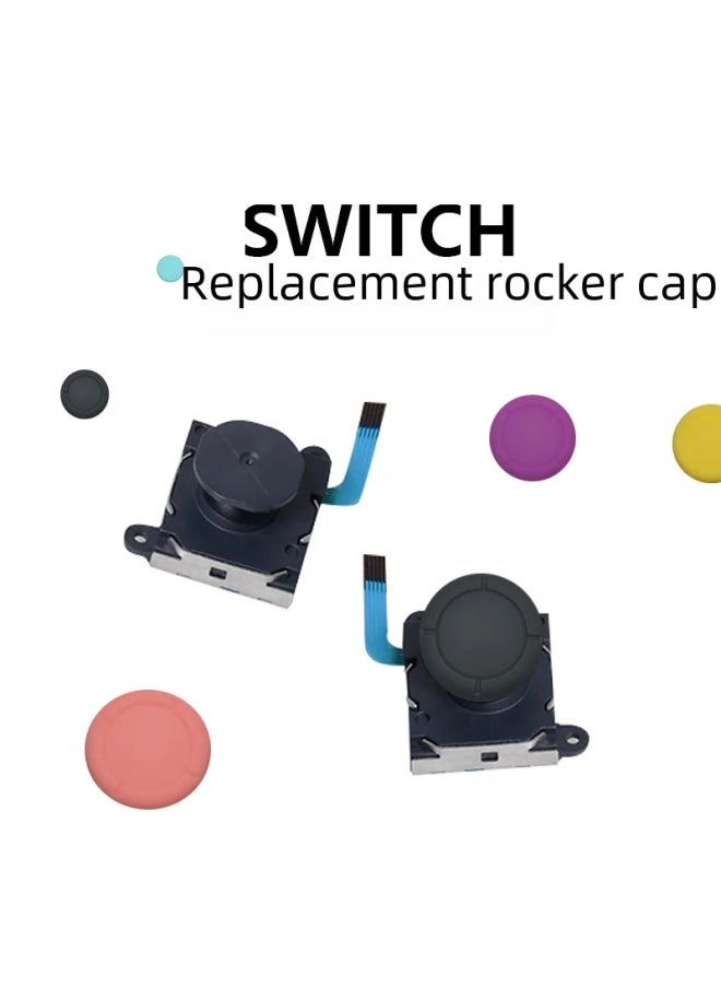 Generic Ns Joystick Replacement Cap For Switch Silicone Cap Oled Joystick Repair Replacement Accessories In Stock-Product Color:Type A Pink Claw With White Background  - Image 3