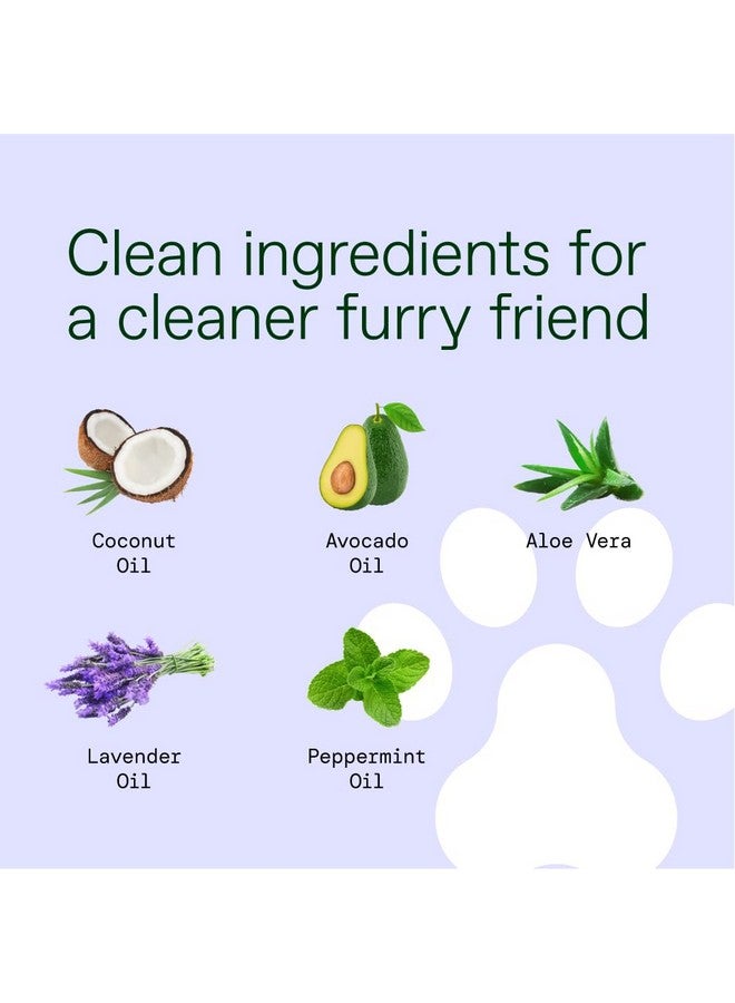 alo Al?H Hypoallergenic | AllNatural | MultiPurpose Pet Wipes. Lavender + Wild Mint 50Ct Wipes - Image 4