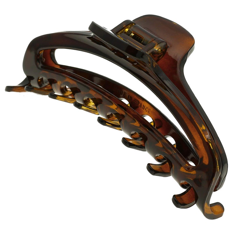 Camila Paris CP2370 French Hair Clip for Women, Medium Narrow, Open, Girls Hair Claw Clips Jaw Fashion Durable and Styling Hair Accessories for Women, Strong Hold No Slip Grip, Made in France - Image 1