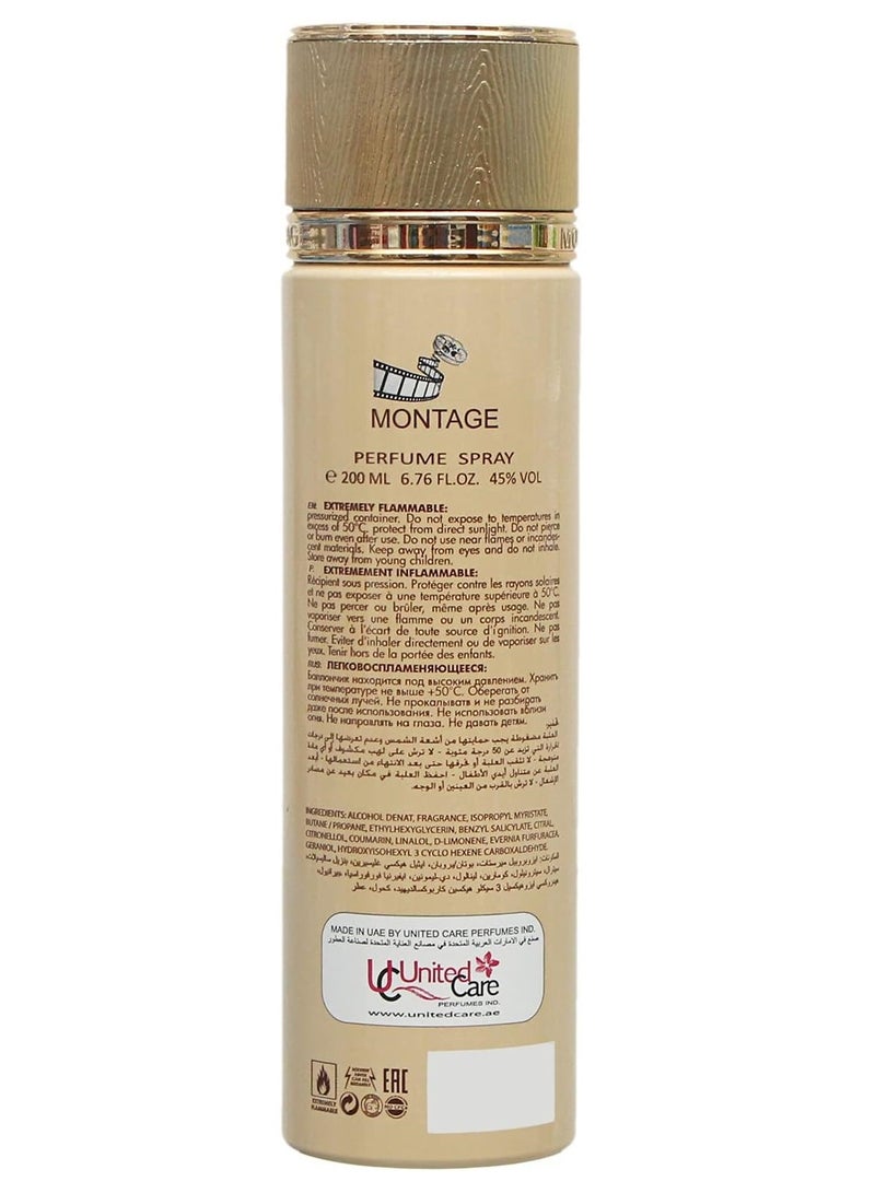 montage Amoralle Fantazia Perfume Spray For Women 200 ML  - Image 3