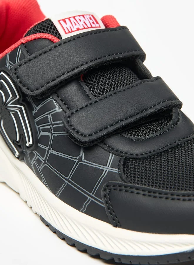 مارفل Marvel Spider-Man Print Sneakers with Hook and Loop Closure