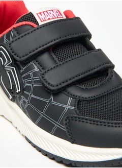 MARVEL Marvel Spider-Man Print Sneakers with Hook and Loop Closure  - Image 5