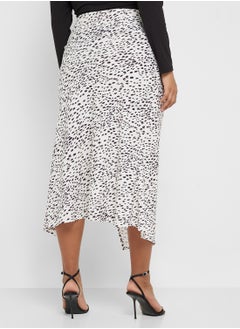 Ginger Plus Animal Print Ruched Skirt  - Image 3