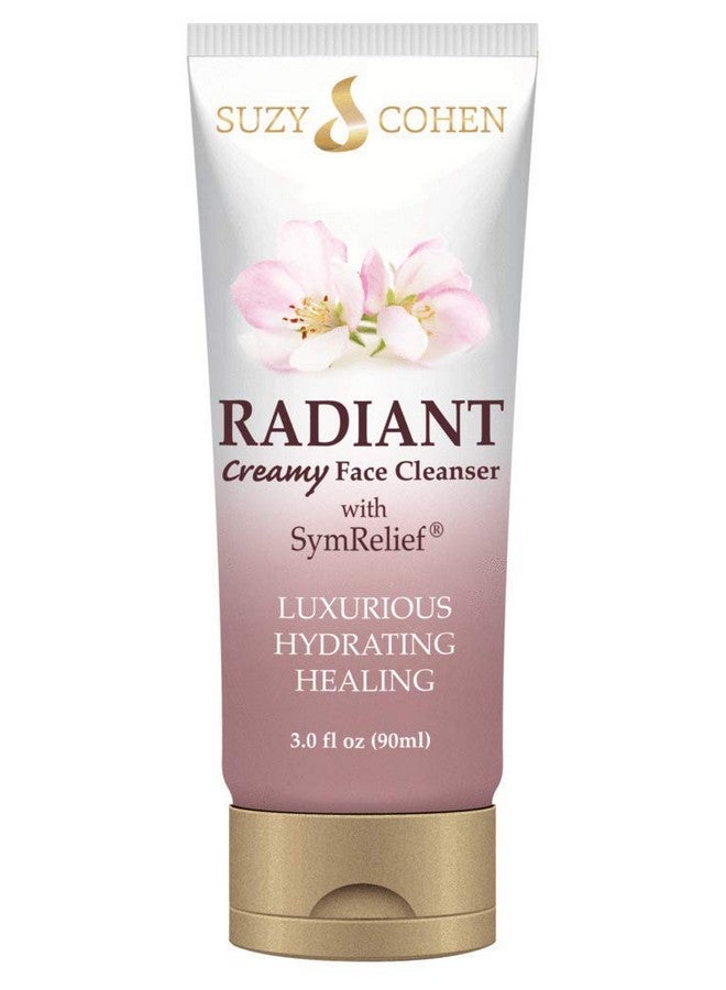 سكريبت إيسينشالز منظف كريمي متألق من سكريبت إسينشالز مع سيم ريليف من سوزي كوهين - حل فاخر مرطب ومرطب للبشرة المضطربة - مثالي لحب الشباب الكيسي والبشرة المتبقعة والجافة والحمراء والمتهيجة (3 أونصة) - Image 1