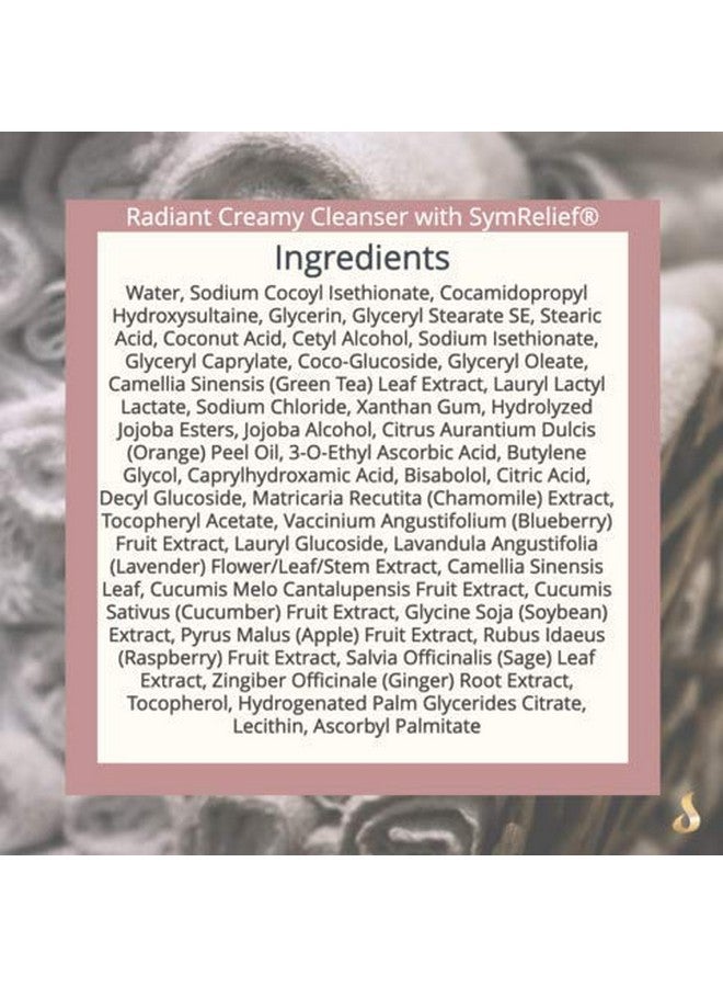 سكريبت إيسينشالز منظف كريمي متألق من سكريبت إسينشالز مع سيم ريليف من سوزي كوهين - حل فاخر مرطب ومرطب للبشرة المضطربة - مثالي لحب الشباب الكيسي والبشرة المتبقعة والجافة والحمراء والمتهيجة (3 أونصة) - Image 3