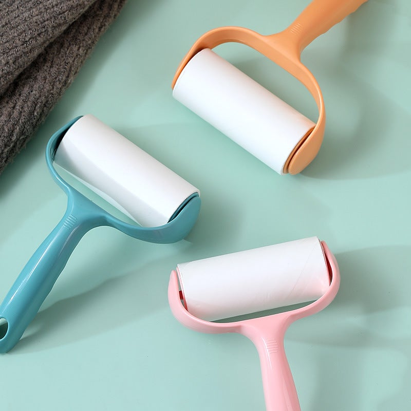 Hair Sticker Roller Tearable Dust Sticking Paper Roller Brush Absorbing Hair Dressing Brush Clothes Felt Hair Roller Replacement Roll Paper - Image 4