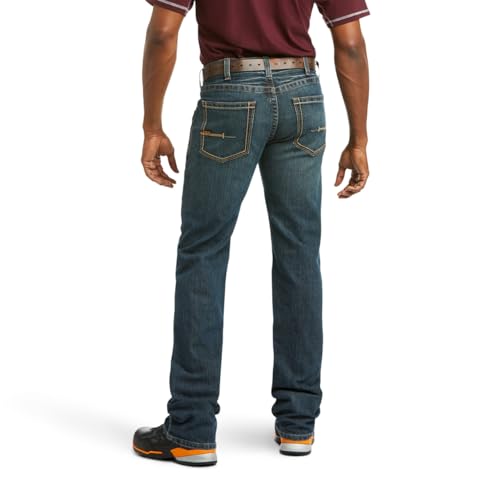 Ariat Rebar M4 Slim Fit Durastretch Straight Leg Jean – Work Jeans for Men - Image 2