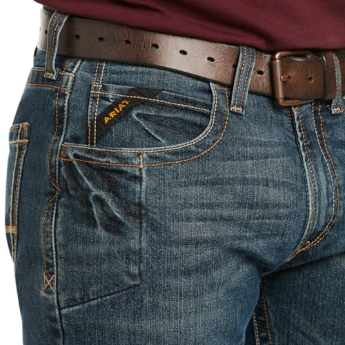 Ariat Rebar M4 Slim Fit Durastretch Straight Leg Jean – Work Jeans for Men - Image 3