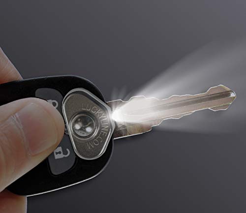 Lucky Line Smallest LED Thumb Light for Keys, Screwdrivers, Measuring Tape, Cabinets, Pet Leashes & More (90701), Silver - Image 3