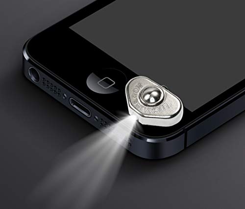 Lucky Line Smallest LED Thumb Light for Keys, Screwdrivers, Measuring Tape, Cabinets, Pet Leashes & More (90701), Silver - Image 5