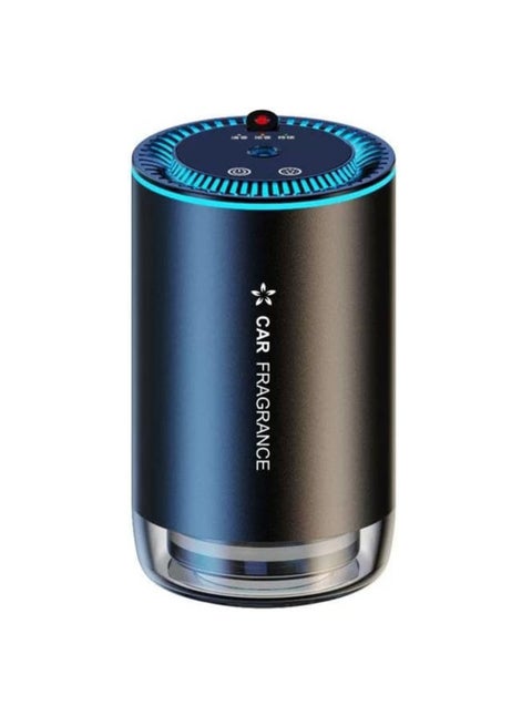 Car Air Freshener with LED Lights, 3-Level Adjustable Fragrance, Car Diffuser Humidifier Aromatherapy Essential Oil Diffuser - USB Cool Mist Mini Portable for Car, Home, Office, Bedroom