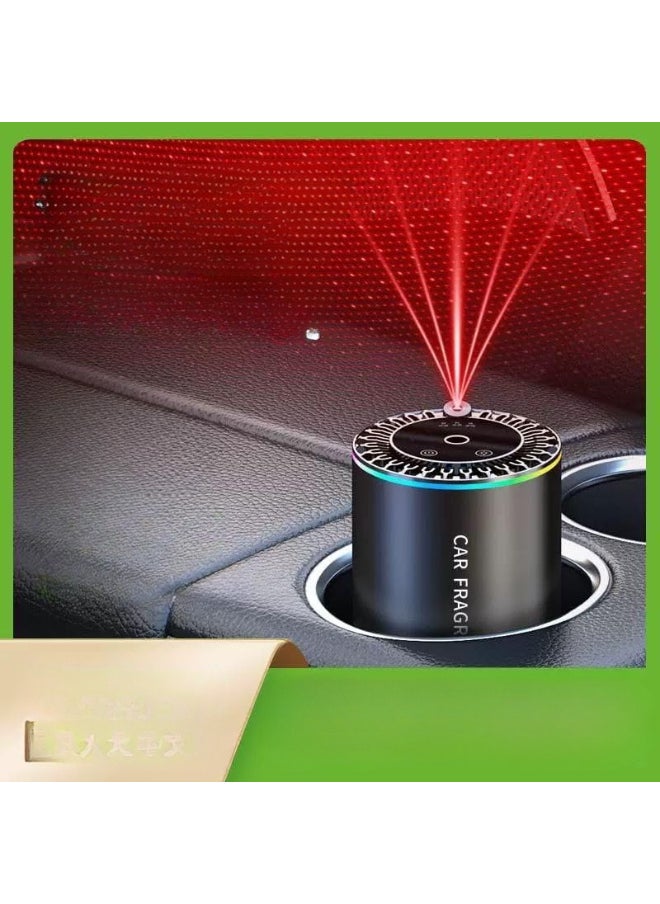 Generic Car Air Freshener with LED Lights, 3-Level Adjustable Fragrance, Car Diffuser Humidifier Aromatherapy Essential Oil Diffuser - USB Cool Mist Mini Portable for Car, Home, Office, Bedroom  - Image 2
