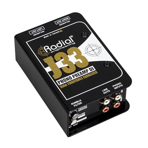 Radial Engineering Radial J33 2-Channel Active Turntable Preamp Direct Box - Image 4