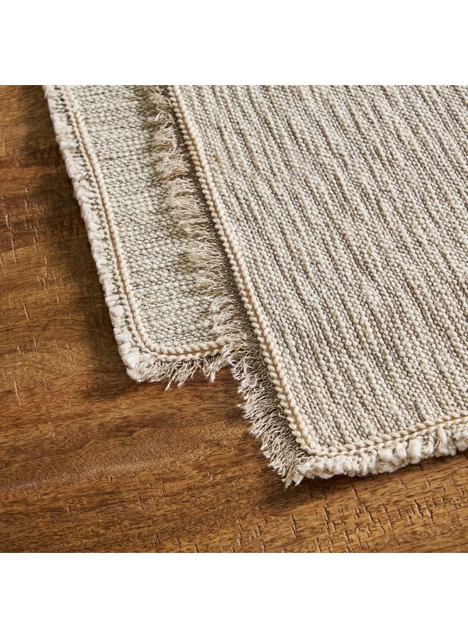 Home Box Naturio Slub 2-Piece Table Placemat 48 x 33 cm - Image 3