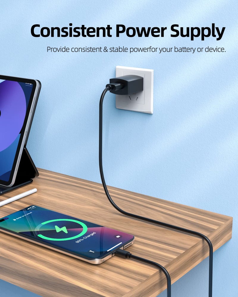 Superer UL Listed Micro USB Wall Charger Fit for Samsung Galaxy Tab A E,S,S2,3,4, 10.1" 7.0" 8.0" 8.4" 9.6" 9.7",SM-T580/P580/T800/T113/T520/T900/T320/T713 Tablet Power Supply Adapter Cord Data Cable - Image 5