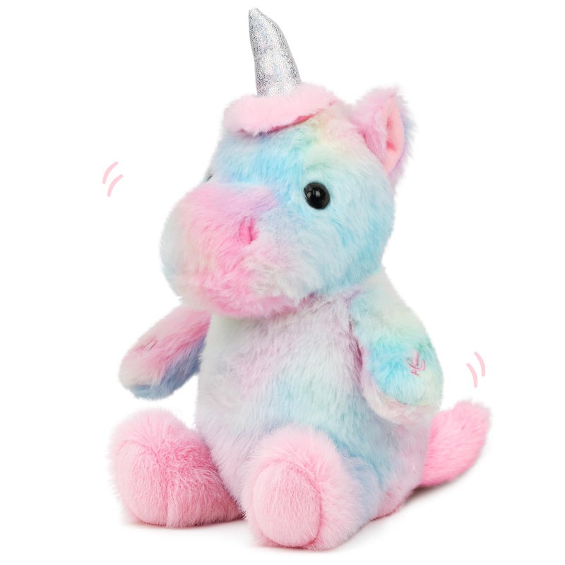 Cuteoy Talking Unicorn Repeat What You Say Musical Stuffed Animal Shaking Singing Plush Toy Electric Interactive Animated Plushies Gifts for Kids Girls Boys - Image 3