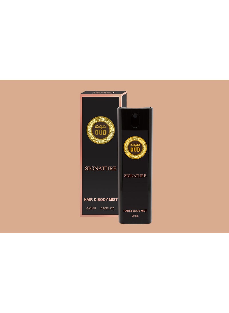 عود لاكشري كوليكشن ﻋﻄﺮ ﺑﺨﺎخ اﻟﺸﻌﺮ واﳉﺴﻢ ﻋﻮد ﺳﻴﻐﻨﺘﺸﺮ 20 مل - Image 1