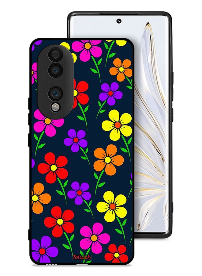 Tolwak Honor 70 Protective Case Cover Colorful Flowers - Image 1