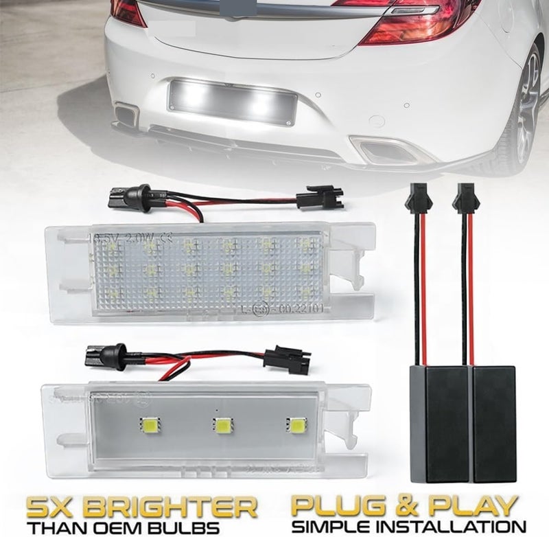 Vuzmode 24-SMD LED License Plate Light for OPEL and VAUXHALL - Image 2