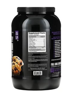 NutraBio 100% Whey Protein Isolate Blueberry Muffin 2 lb 907 g  - Image 2