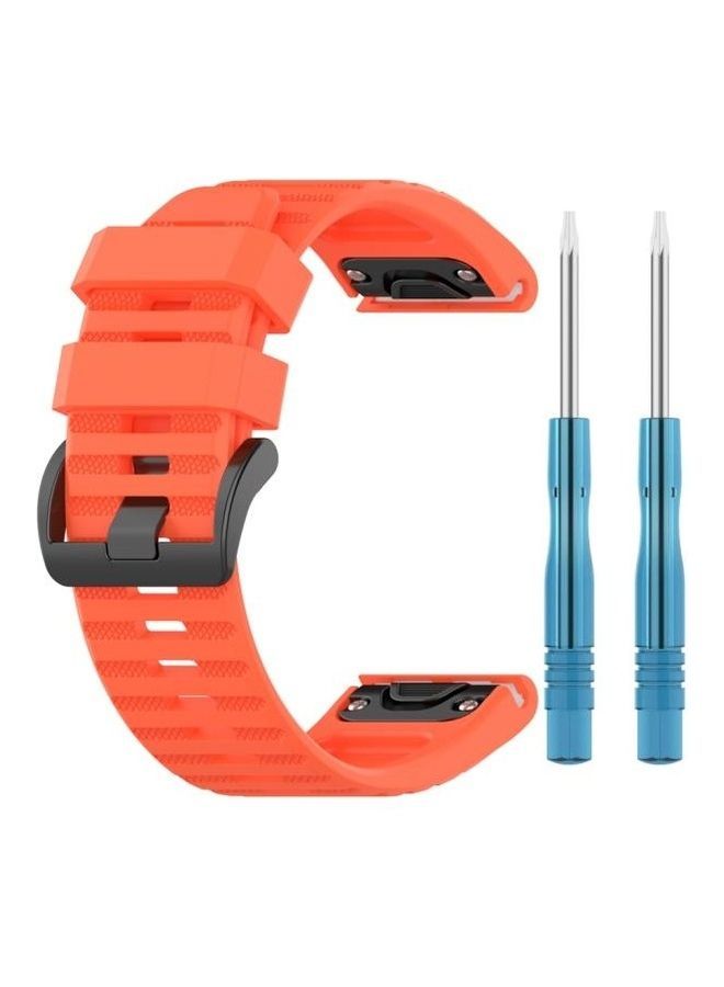 NIBEMINENT Smart Watch Quick Release Silicon Wrist Strap Watchband For Garmin Fenix 6 22mm Multicolour - Image 1