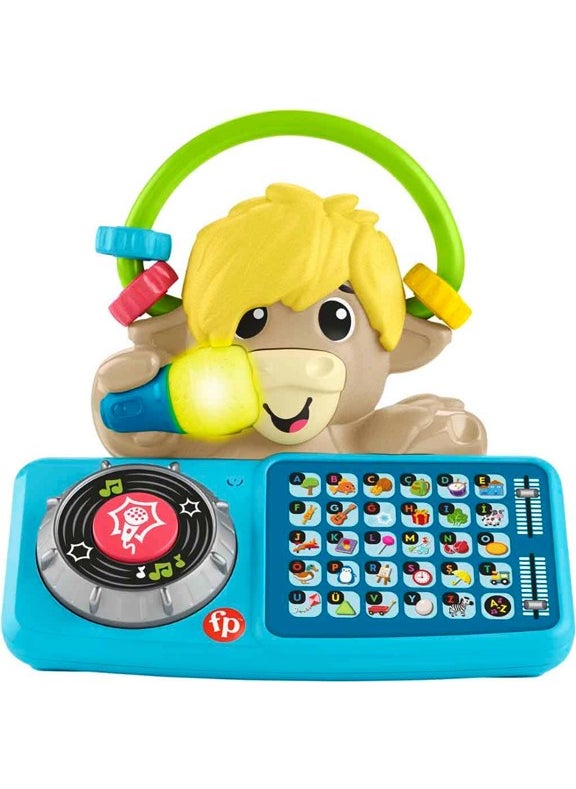 Mattel Games - Fisher Price Sound and Light Link Squad My First Words Cow HYL26 - Image 1