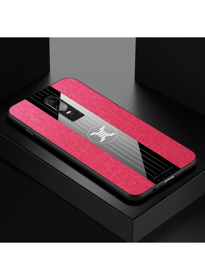 The Bros Case For OnePlus 6 Stitching Cloth Texture Shockproof TPU Protective Case