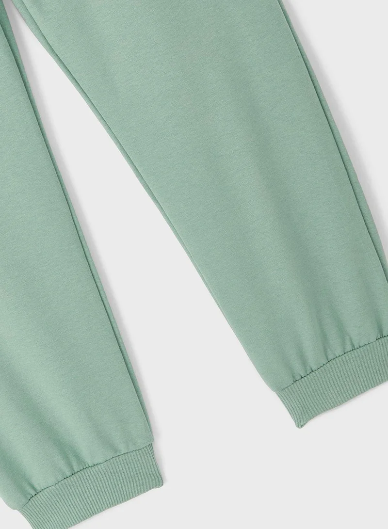 جون Kids Ruffled Tracksuit Set