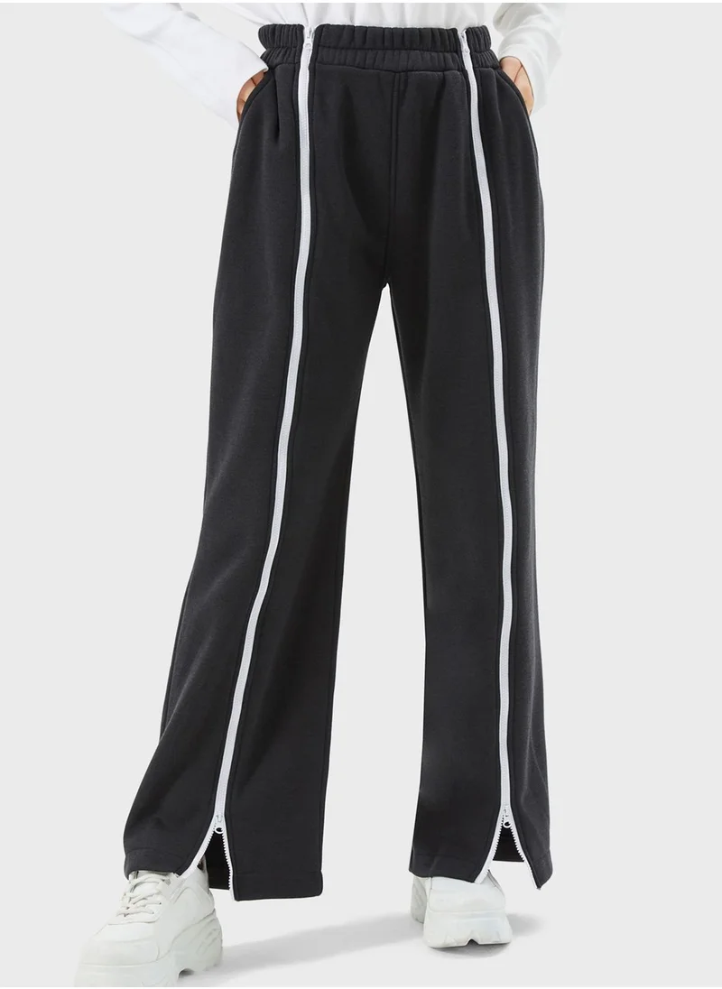 Muni Muni Zip Detail Sweatpants