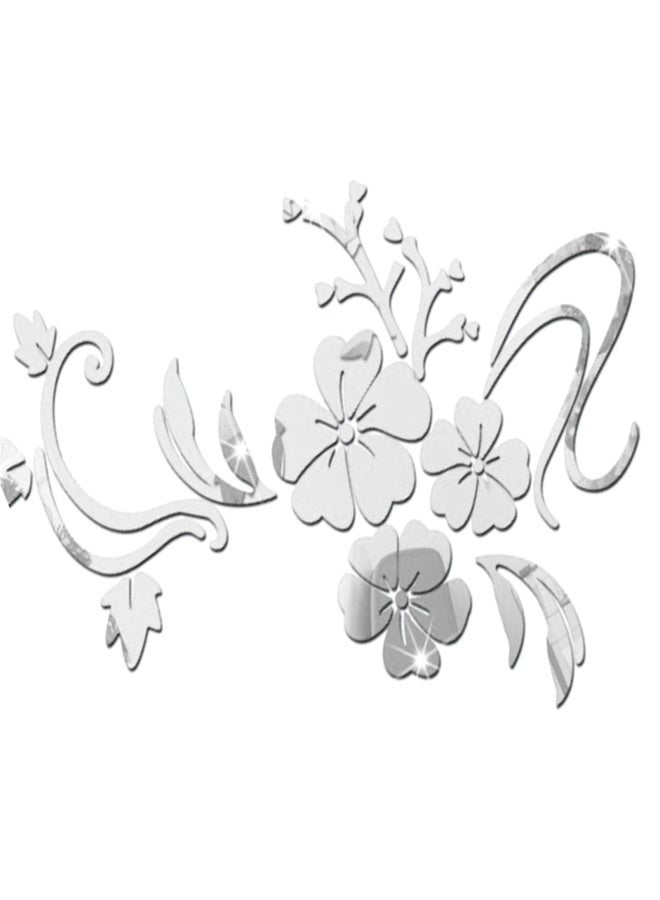 Acrylic Mirror Wall Sticker Removable 3D Wall Decal for Living Room Bedroom Bathroom Studio - Image 1