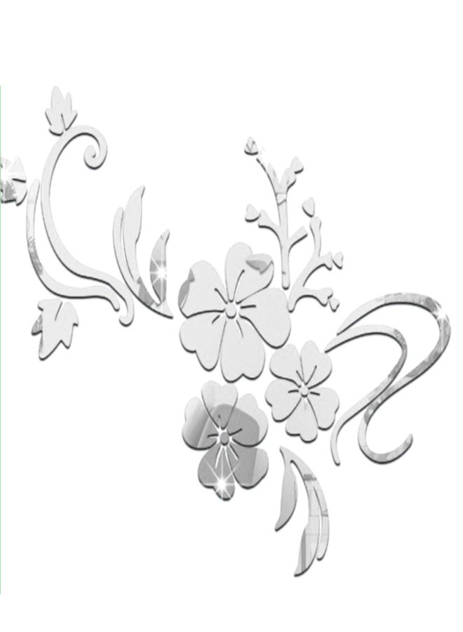 Acrylic Mirror Wall Sticker Removable 3D Wall Decal for Living Room Bedroom Bathroom Studio - Image 2