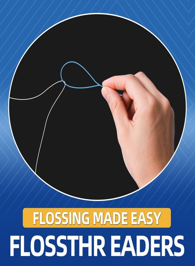 Houselog Floss Threaders | 420Count Dental Floss Threaders for Braces,Bridges,and Implants with Portable Travel Case | (6 Pack - Image 2