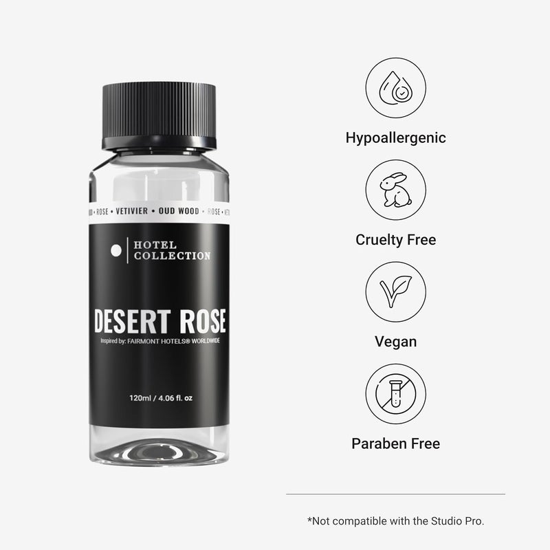 AROMA360 Hotel Collection Diffuser Oil - Desert Rose - Aromatherapy Essential Fragrance Oil - Floral Rose, Sweet Praline, Wood & Vetiver - 120mL 4.1 Fl oz - Image 1