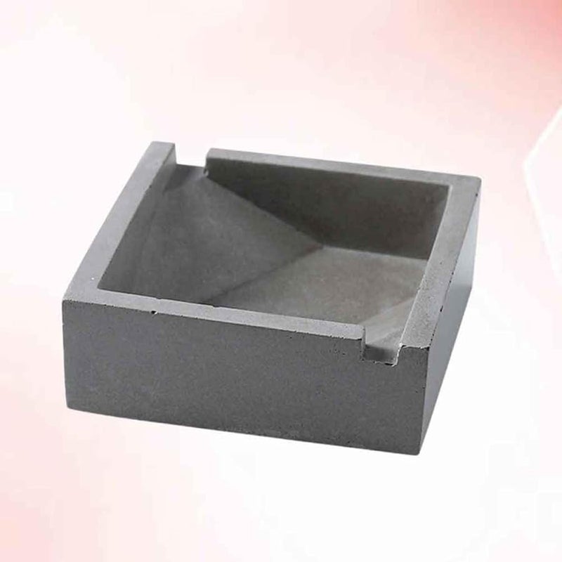 Creative Cement Ashtray Small Grey Smokeless Ash Container Desktop Home Ornament - Image 5