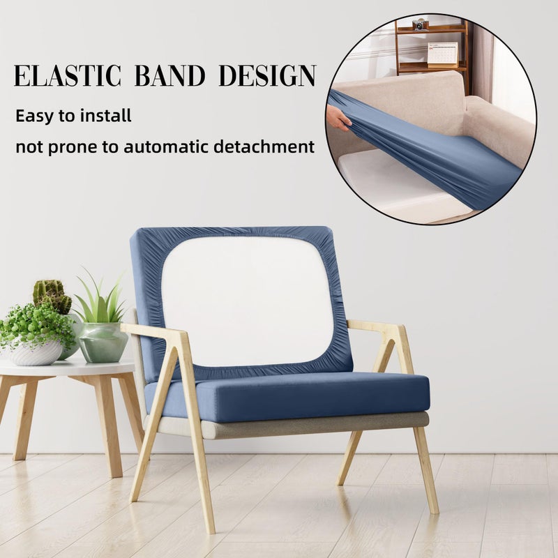 SUKAIKEQA Outdoor Cushion Covers Set,8PCS Waterproof Patio Furniture Couch Seat Slipcovers, Replacement for Sofa Sectional Chair(Coverï¼ŒOnly) - Image 5