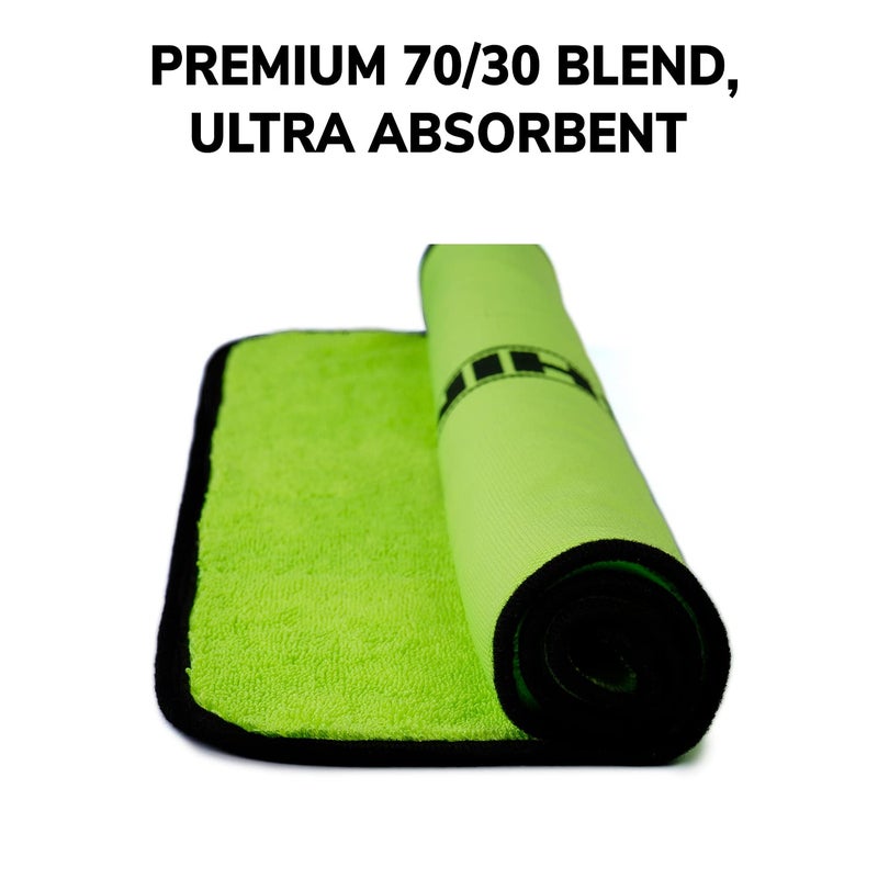 shinexpro Microfiber Car Cleaning Cloth & Wash Mitt Kit - Includes SuckerXtreme 600GSM (60x50 CM) Microfiber Cloth for Car & Dual Sided Chenille Microfiber Wash Mitt - Image 3