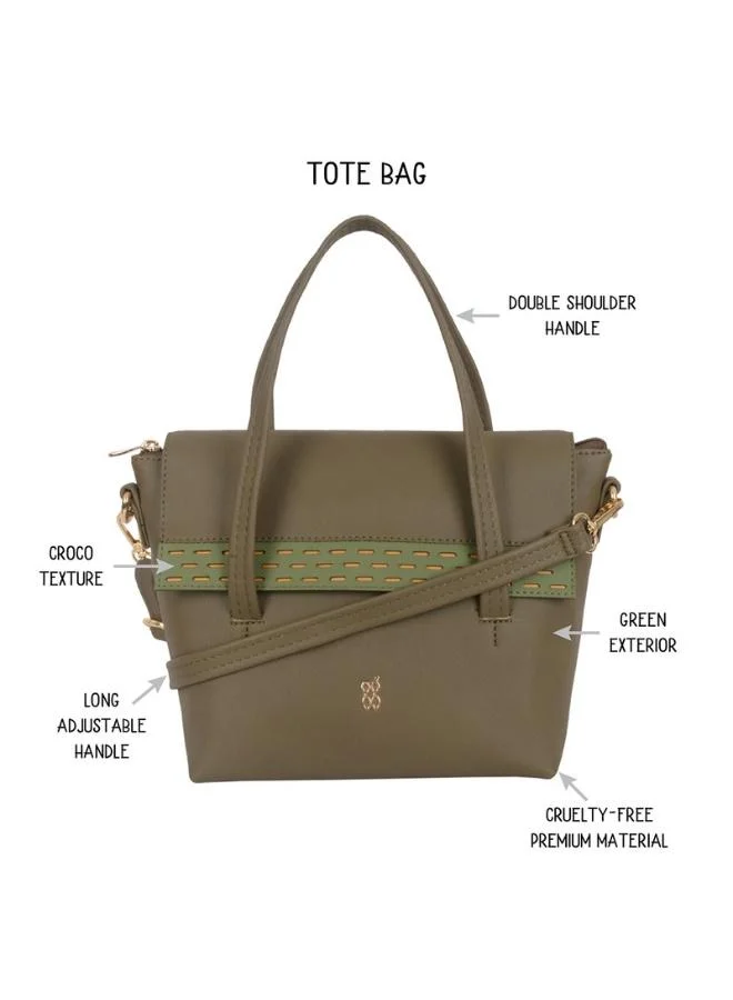 باجيت حقيبة يد نسائية صغيرة خضراء من باجيت